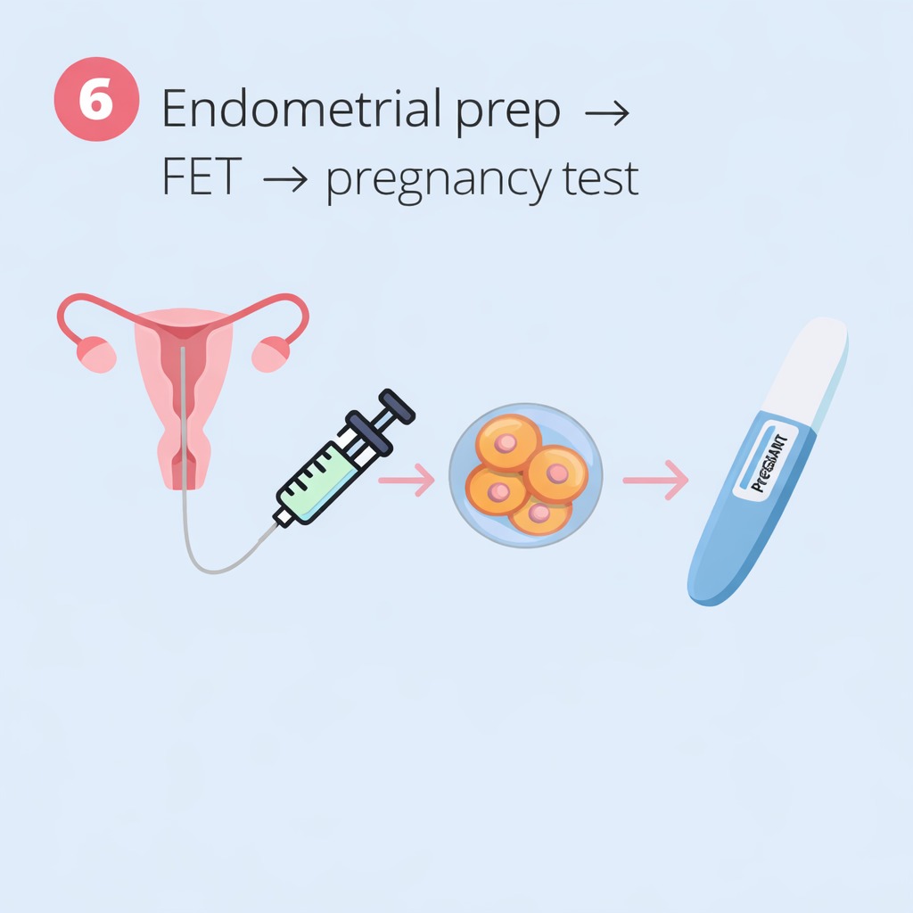 Step 6 Frozen Embryo Transfer